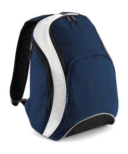 BagBase Teamwear backpack French Navy/White