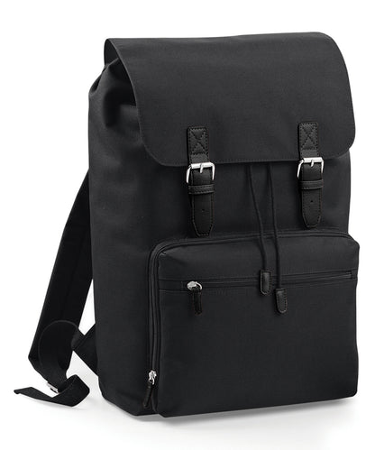 BagBase Vintage laptop backpack Black/Black