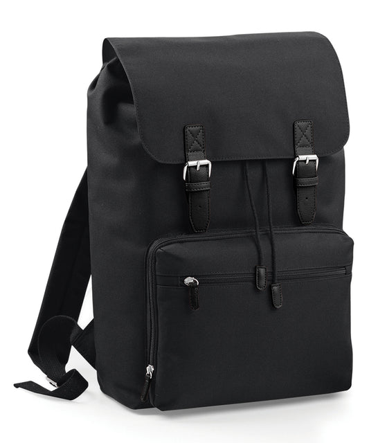 BagBase Vintage laptop backpack Black/Black