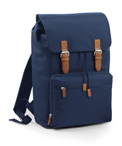 BagBase Vintage laptop backpack French Navy