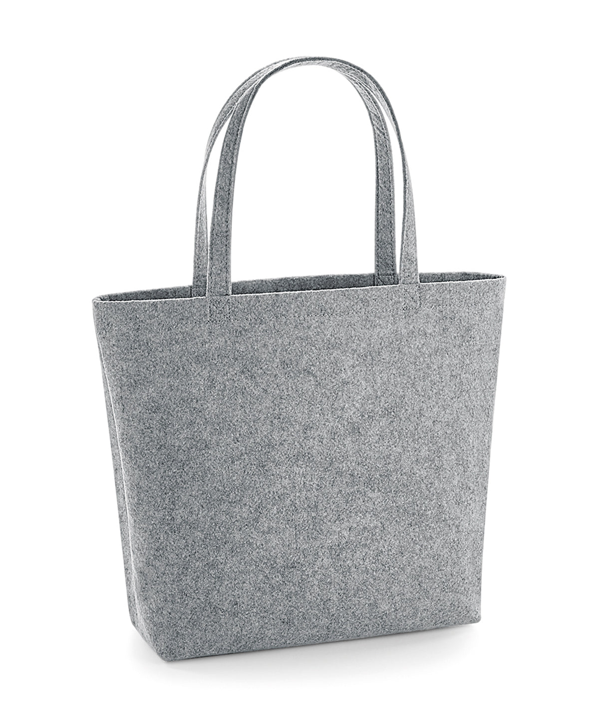 BagBase Felt shopper Grey Melange