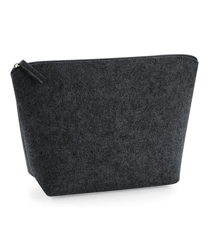 BagBase Felt accessory bag Charcoal Melange