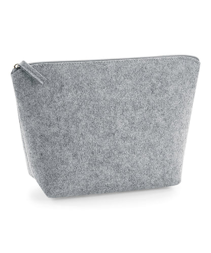 BagBase Felt accessory bag Grey Melange
