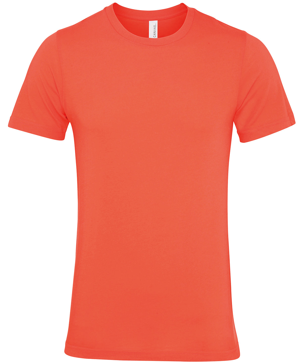 Bella+Canvas Unisex Jersey crew neck t-shirt Coral