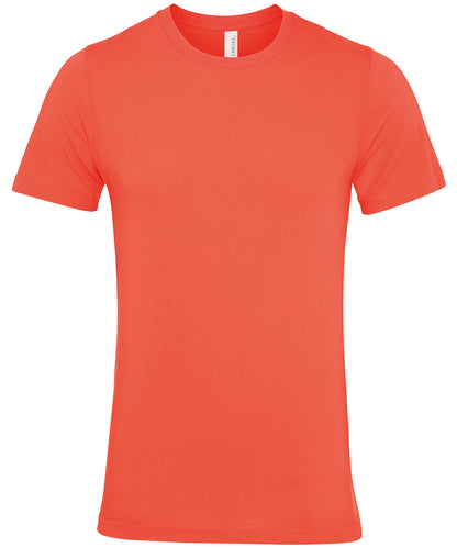 Bella+Canvas Unisex Jersey crew neck t-shirt Coral