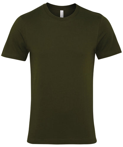 Bella+Canvas Unisex Jersey crew neck t-shirt Olive