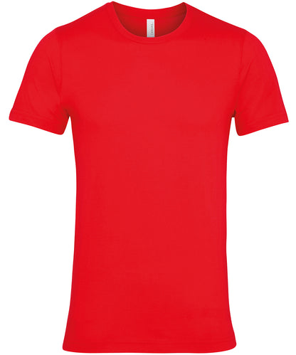 Bella+Canvas Unisex Jersey crew neck t-shirt Red