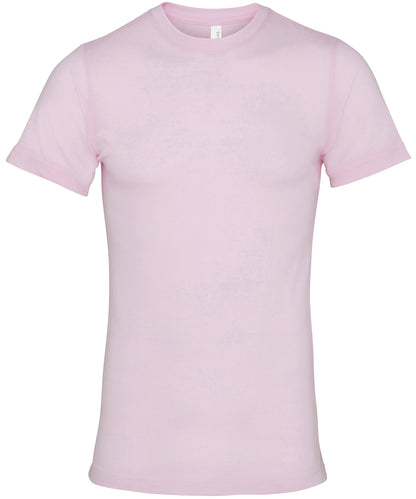Bella+Canvas Unisex Jersey crew neck t-shirt Soft Pink