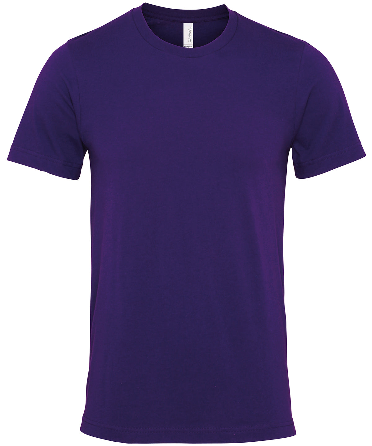 Bella+Canvas Unisex Jersey crew neck t-shirt Team Purple