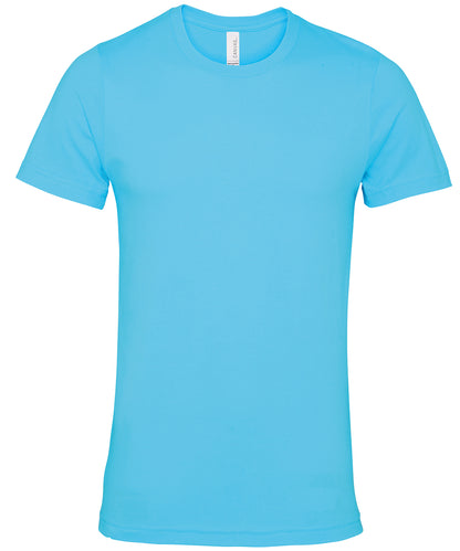 Bella+Canvas Unisex Jersey crew neck t-shirt Turquoise