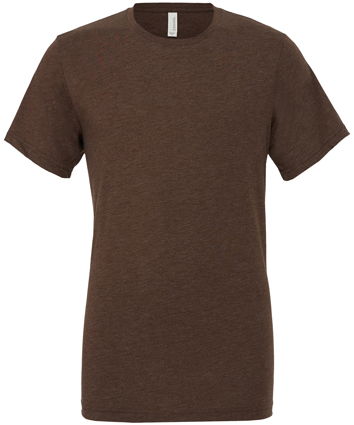Bella+Canvas Unisex triblend crew neck t-shirt Brown Triblend