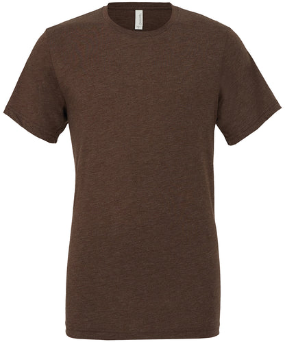 Bella+Canvas Unisex triblend crew neck t-shirt Brown Triblend