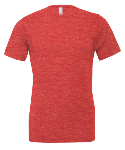 Bella+Canvas Unisex triblend crew neck t-shirt Light Red Triblend