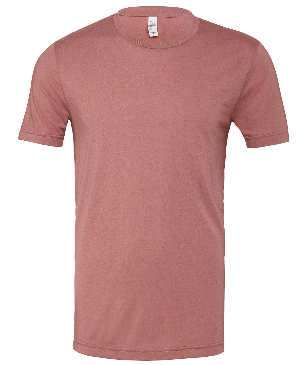 Bella+Canvas Unisex triblend crew neck t-shirt Mauve Triblend