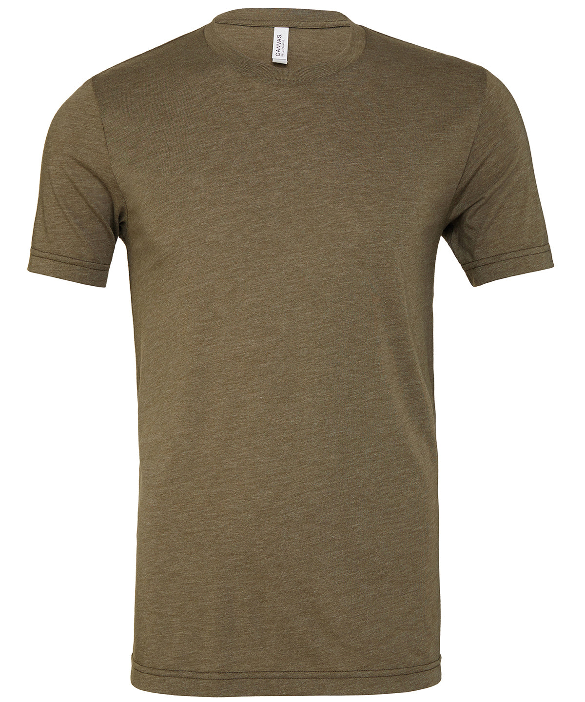 Bella+Canvas Unisex triblend crew neck t-shirt Olive Triblend