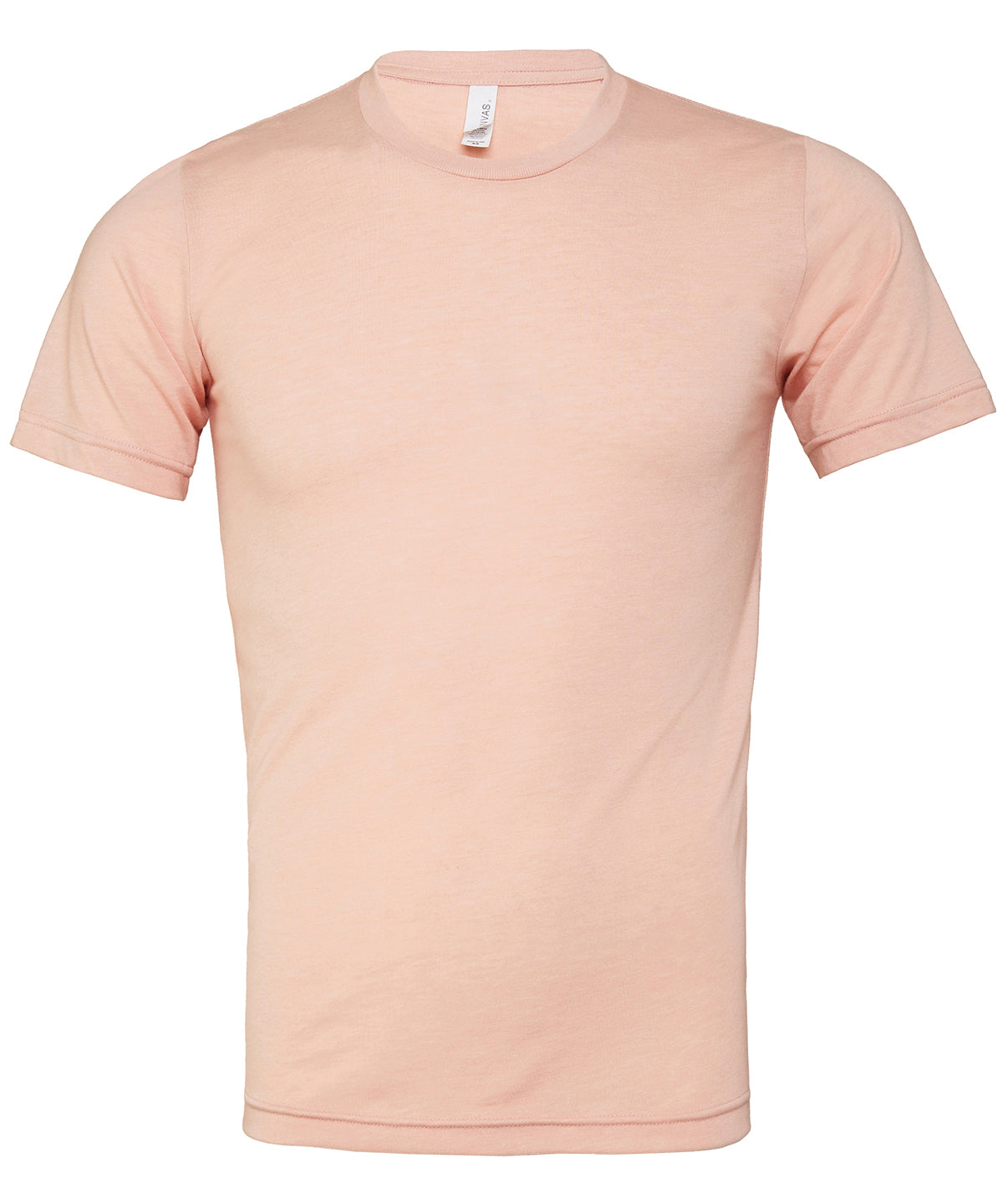 Bella+Canvas Unisex triblend crew neck t-shirt PeachTriblend