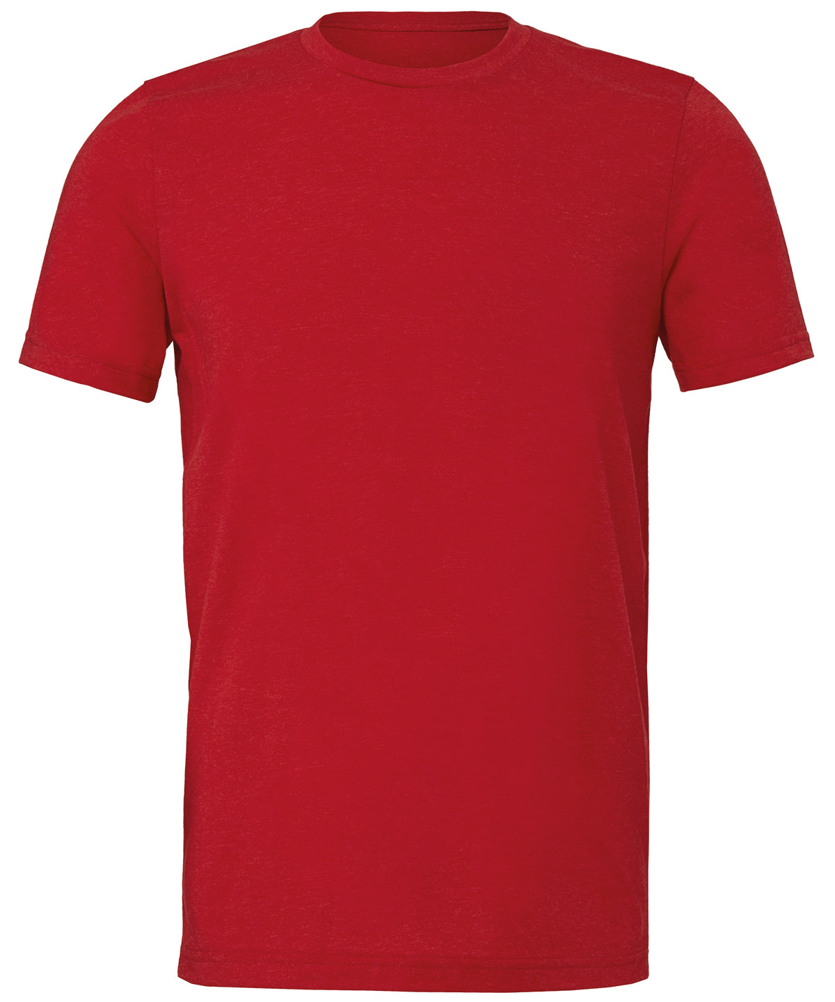 Bella+Canvas Unisex triblend crew neck t-shirt Solid Red Triblend
