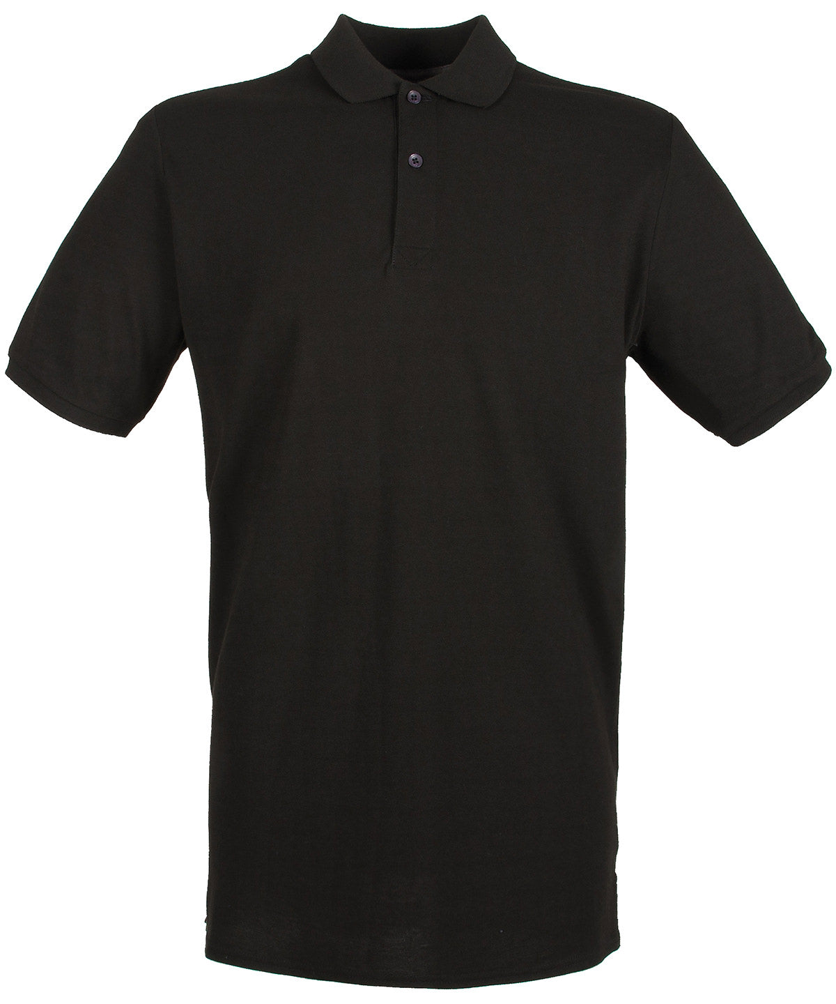Henbury Micro-fine piqué polo shirt Black*