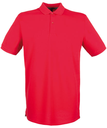 Henbury Micro-fine piqué polo shirt Classic Red*