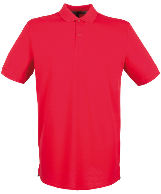 Henbury Micro-fine piqué polo shirt Classic Red*