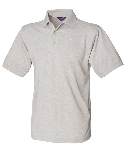 Henbury 65/35 Classic piqué polo shirt Heather Grey*