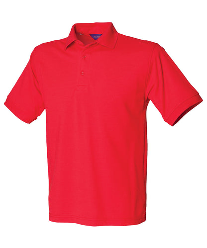 Henbury 65/35 Classic piqué polo shirt Red*