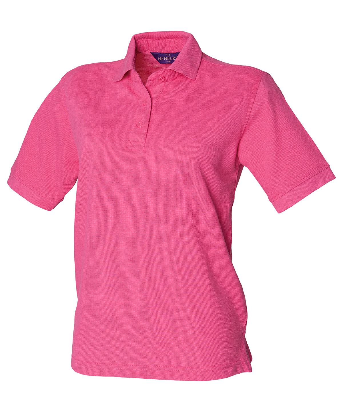 Henbury Women's 65/35 polo shirt Fuchsia
