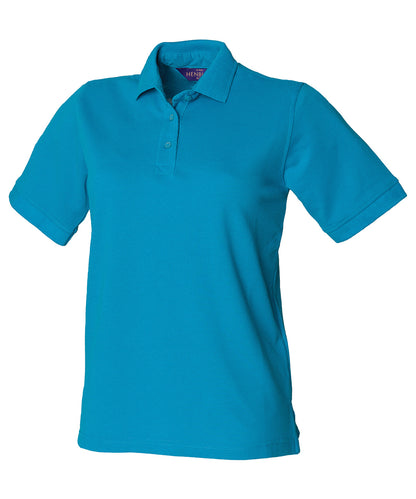 Henbury Women's 65/35 polo shirt Turquoise
