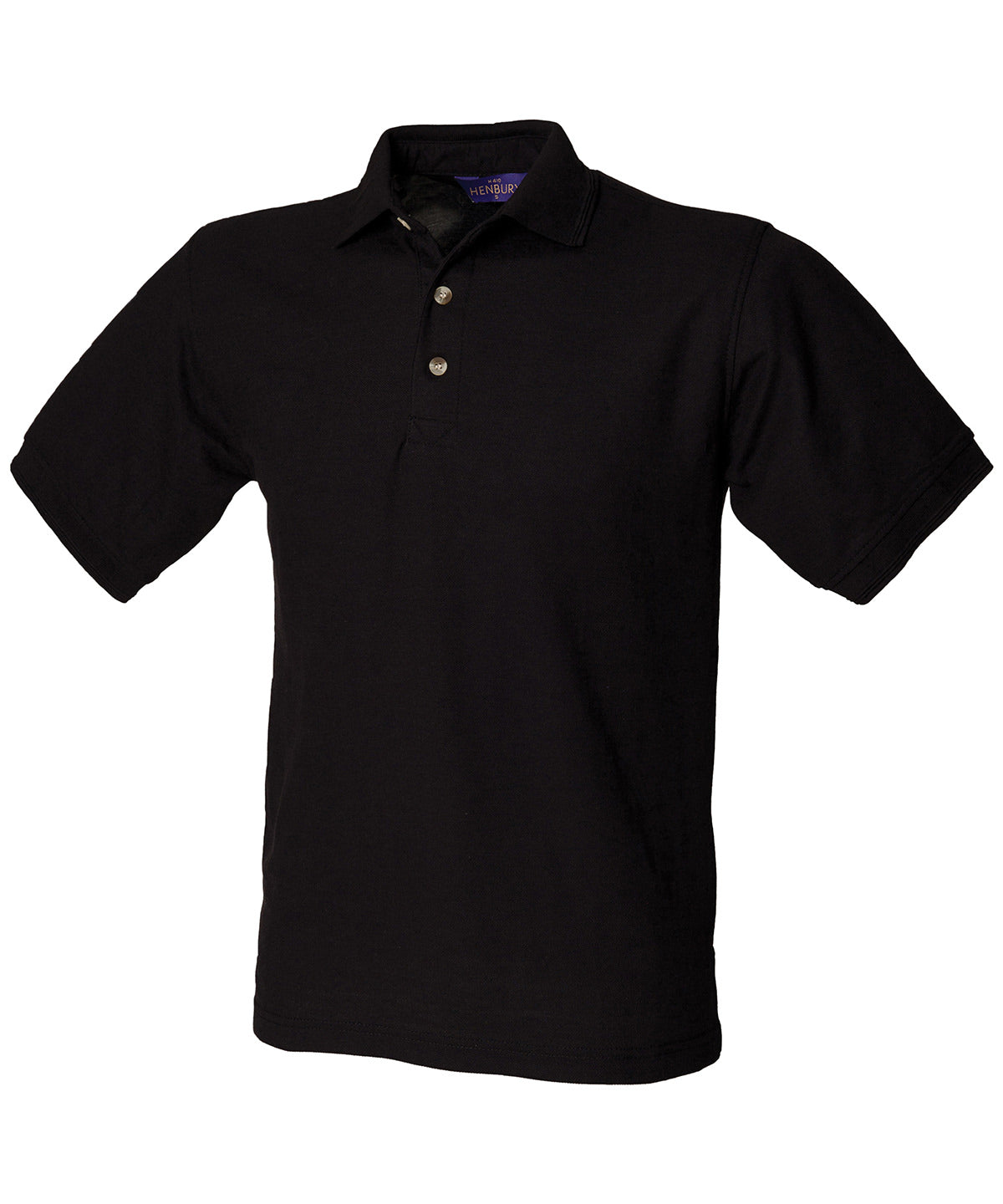 Henbury Ultimate 65/35 polo shirt Black