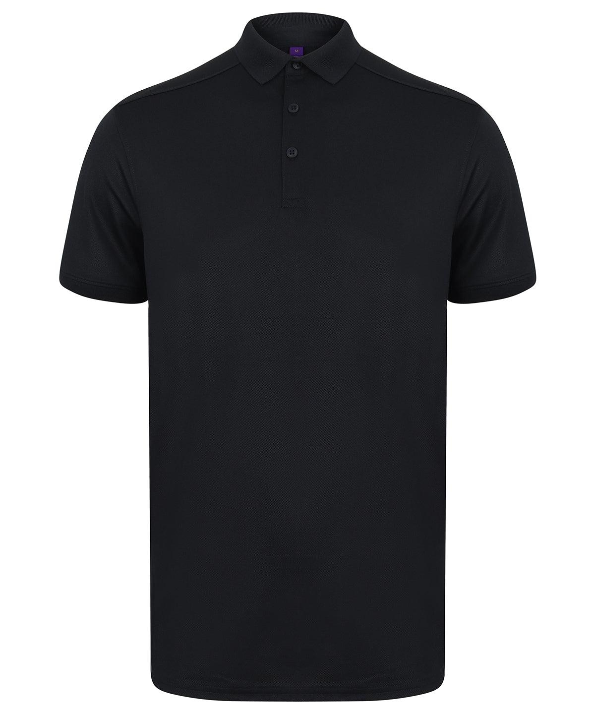 Henbury Stretch polo shirt with wicking finish (slim fit) Navy*