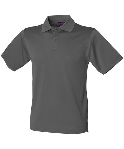 Henbury Coolplus® polo shirt Charcoal Grey†