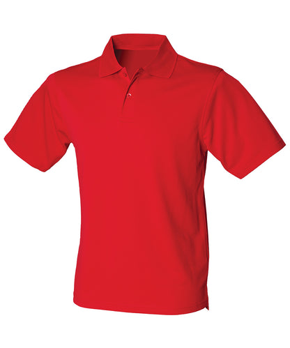Henbury Coolplus® polo shirt Classic Red*†