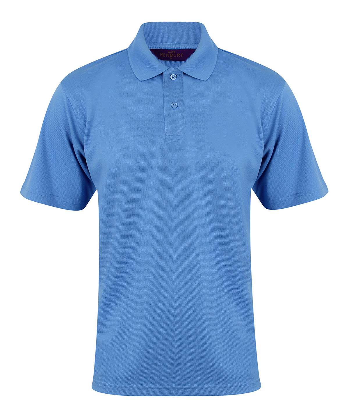 Henbury Coolplus® polo shirt Mid Blue