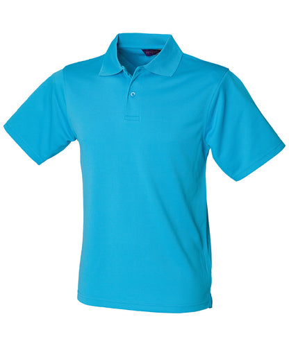 Henbury Coolplus® polo shirt Turquoise†