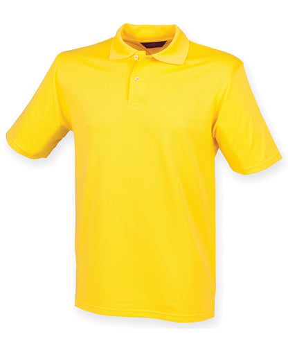 Henbury Coolplus® polo shirt Yellow