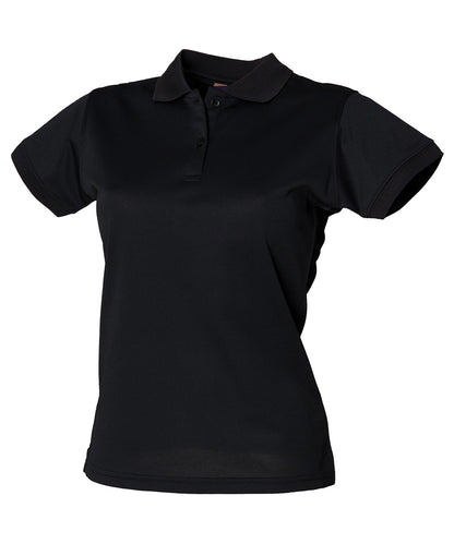Henbury Women's Coolplus® polo shirt Black