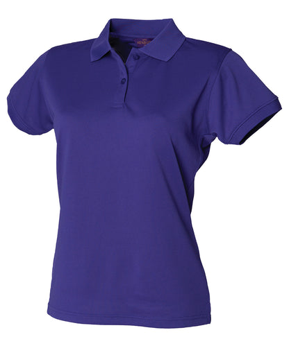 Henbury Women's Coolplus® polo shirt Bright Purple