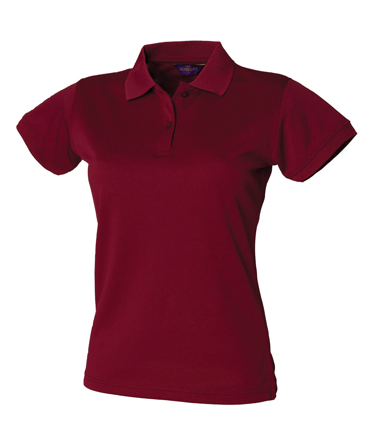 Henbury Women's Coolplus® polo shirt Burgundy