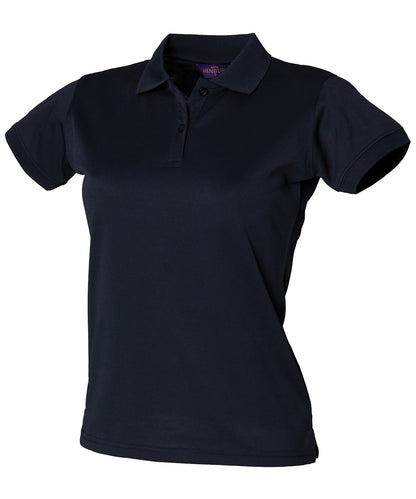 Henbury Women's Coolplus® polo shirt Navy