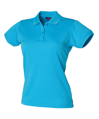 Henbury Women's Coolplus® polo shirt Turquoise