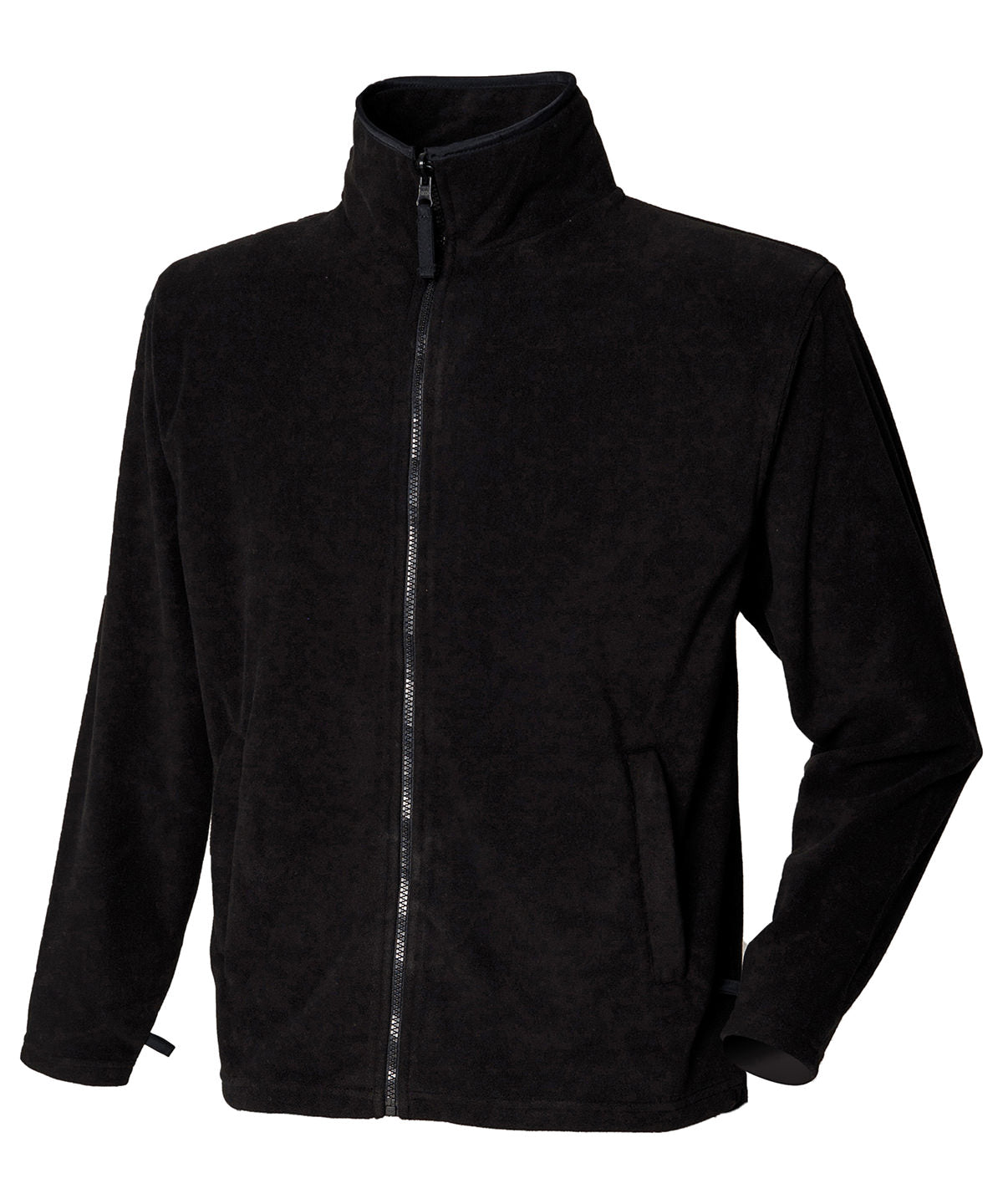 Henbury Microfleece jacket Black*