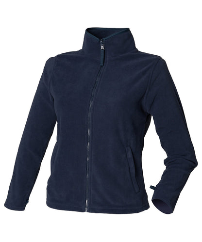 Henbury Women's microfleece jacket Navy