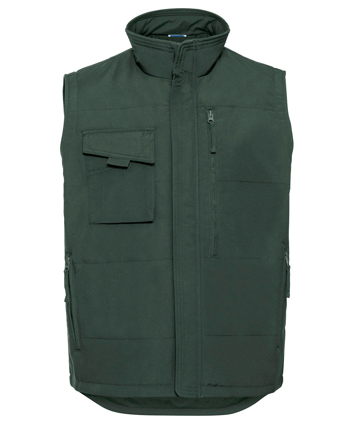Russell Heavy-duty gilet Bottle Green