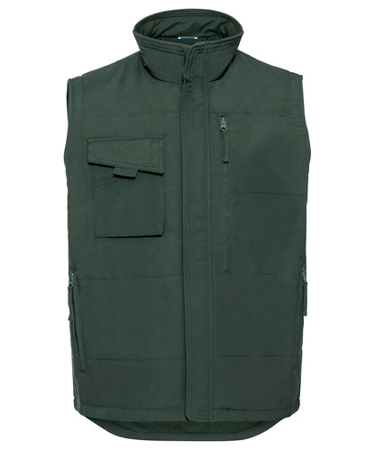 Russell Heavy-duty gilet Bottle Green