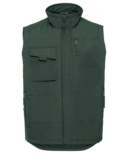 Russell Heavy-duty gilet Bottle Green