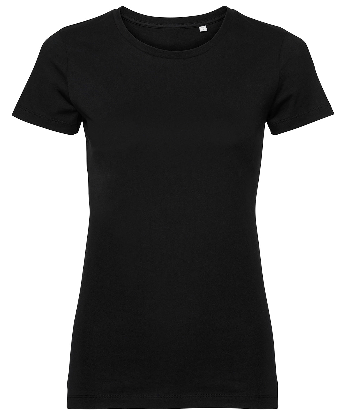 Russell Women's pure organic tee Black