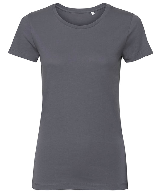 Russell Women's pure organic tee Convoy Grey