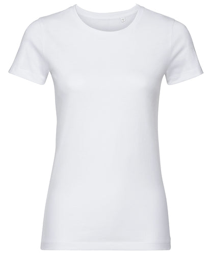 Russell Women's pure organic tee White