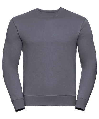 Russell Set-in sleeve sweatshirt Convoy Grey*