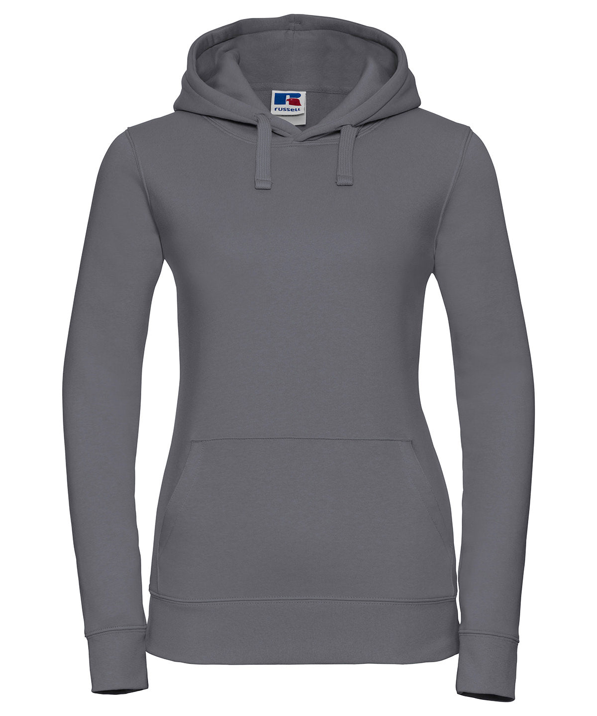 Russell Women's authentic hooded sweatshirt Convoy Grey
